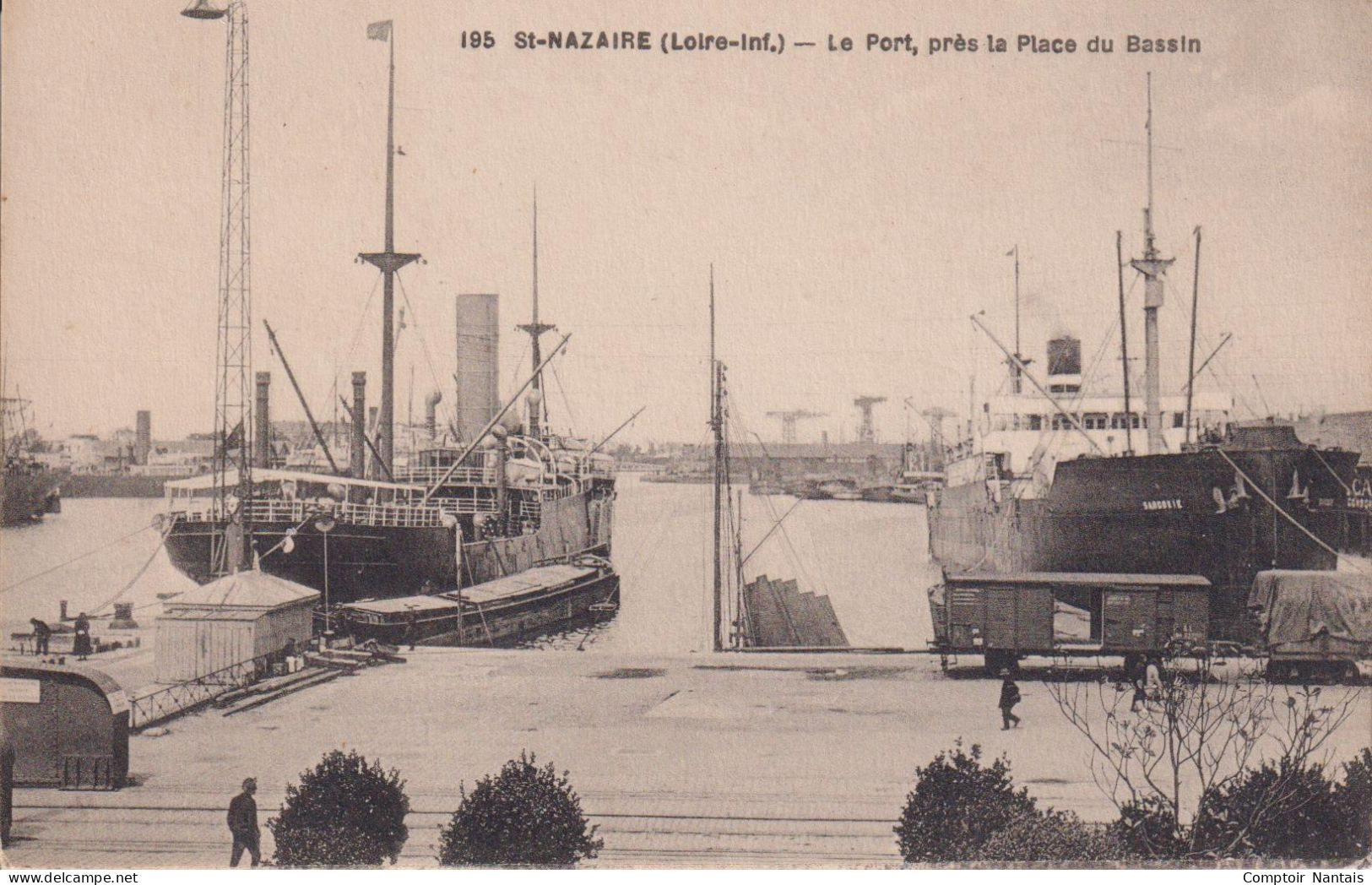 St-Nazaire(Loire-Inf.) - Le Port, Près De La Place Du Bassin - Saint Nazaire