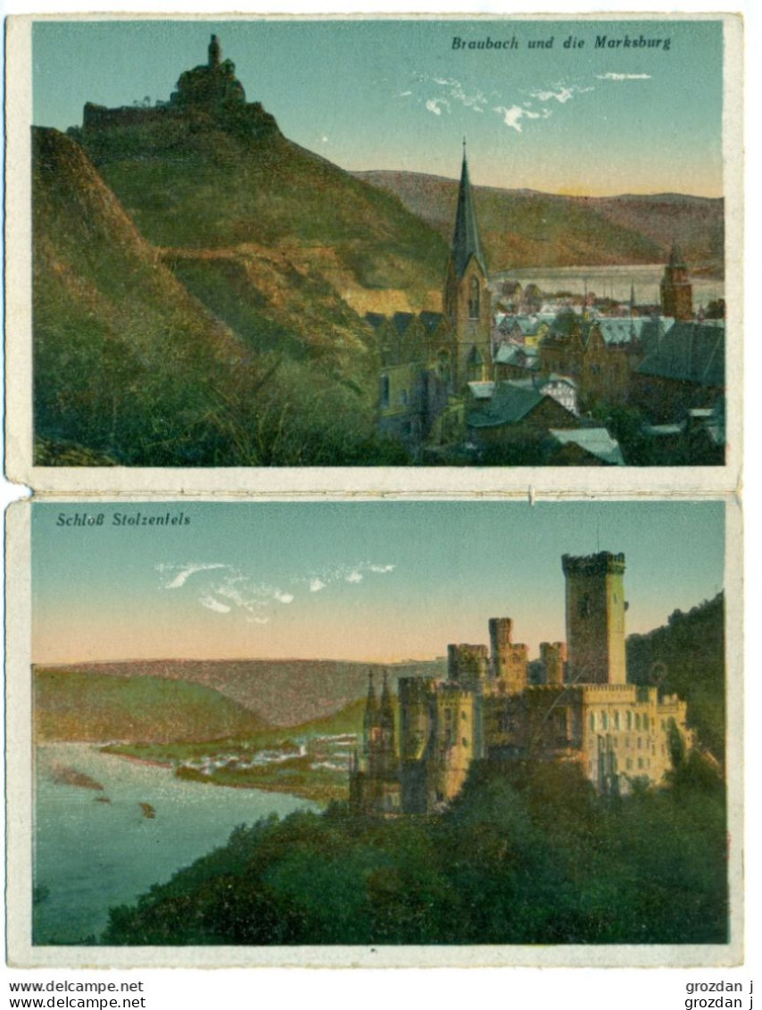 SPRING-CLEANING LOT (12 POSTCARDS), Schloß Stolzenfels, Germany - Koblenz