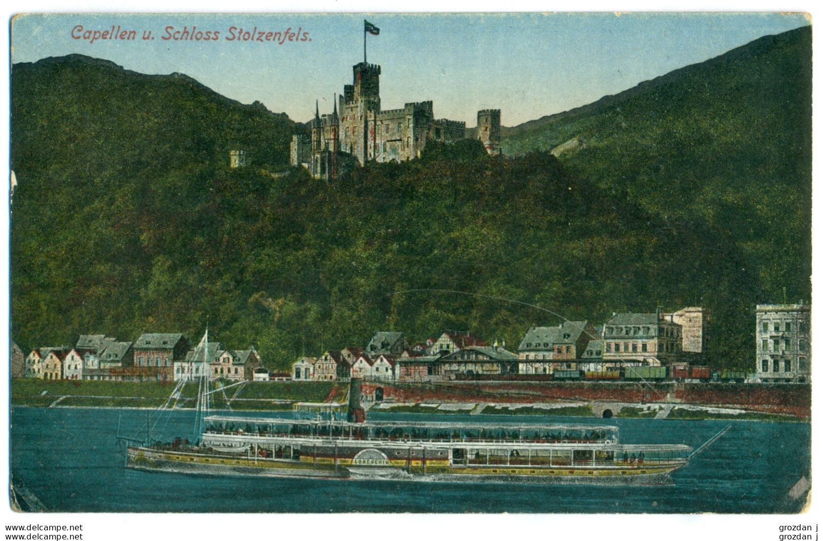 SPRING-CLEANING LOT (12 POSTCARDS), Schloß Stolzenfels, Germany