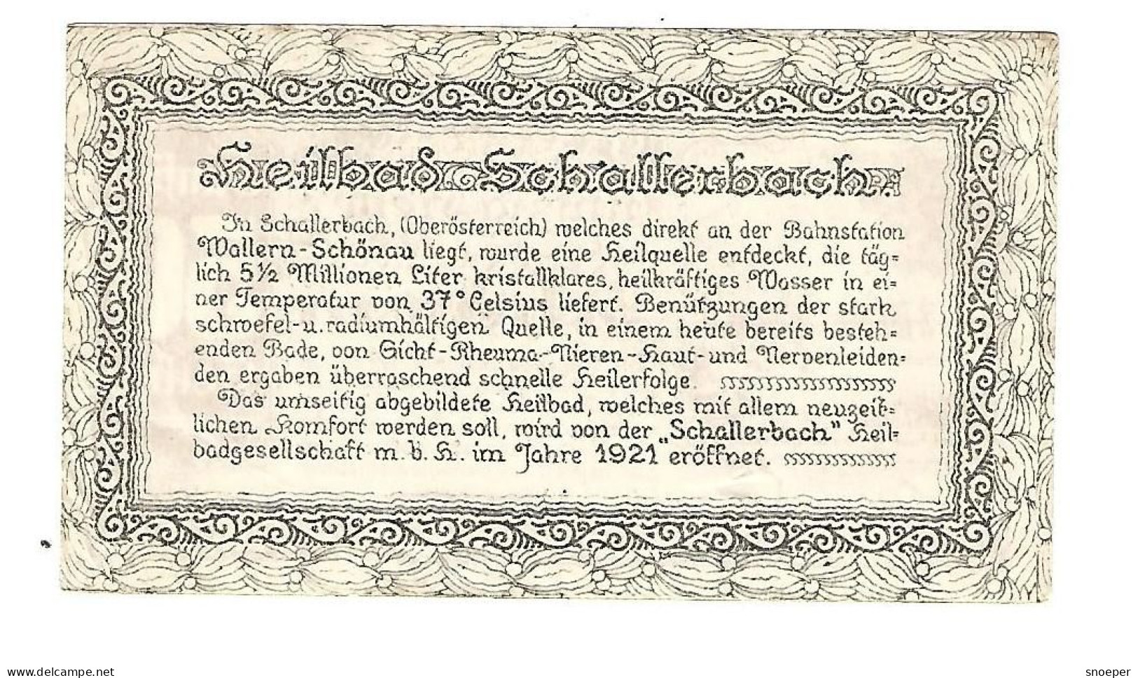 **Austria Notgeld   Schonhau  50 Heller   964.2a - Oesterreich