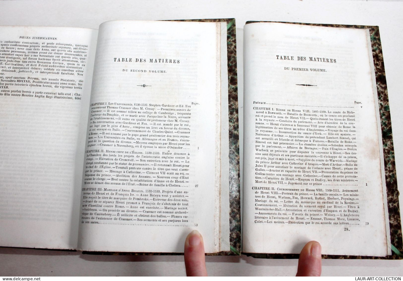 HISTOIRE DE HENRI VII & DU SCHISME D'ANGLETERRE De AUDIN 4e Ed 1856 COMPLET 2T/2 / ANCIEN LIVRE XIXe SIECLE (1803.189) - 1801-1900