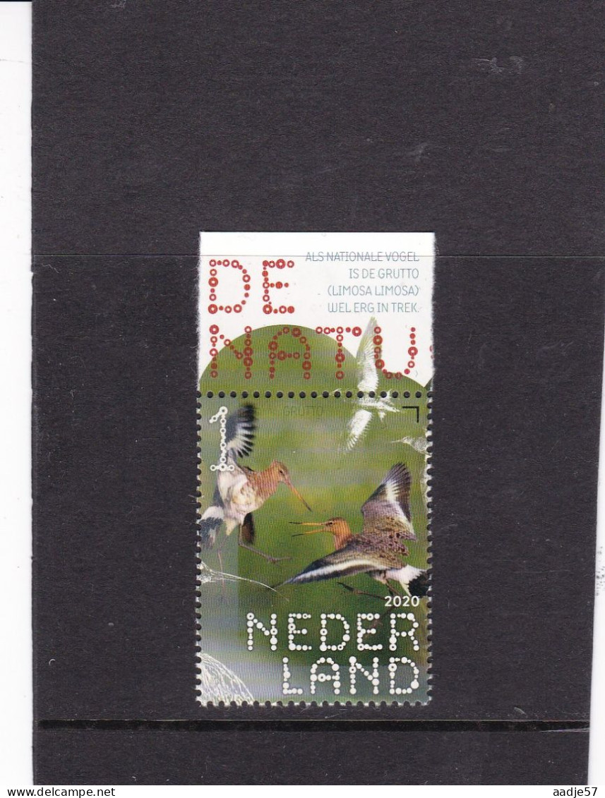 Netherlands Pays Bas 2020 Grutto Godwit  MNH** - Unused Stamps