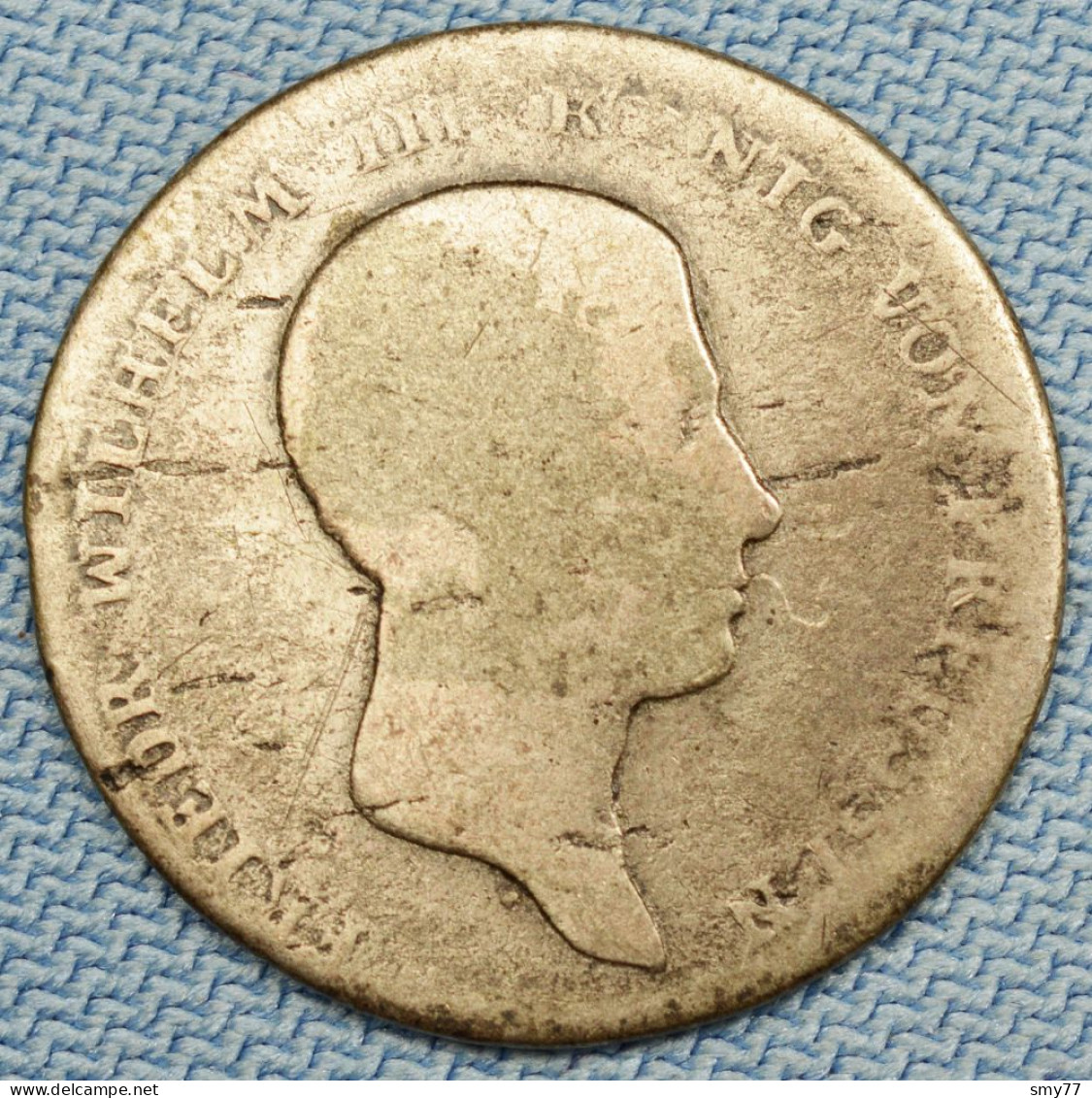 Preussen / Prussia • 1/6 Thaler 1813 A • Friedrich Wilhelm III • German States / Allemagne États / Prusse • [24-637] - Groschen & Andere Kleinmünzen