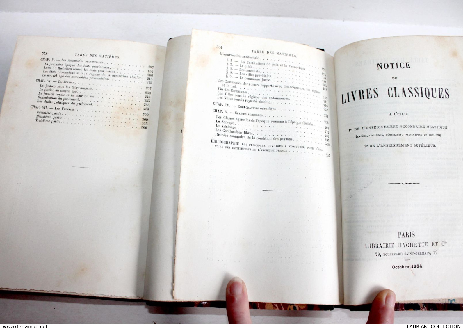 PRECIS DES INSTITUTIONS POLITIQUES, SOCIALES DE L'ANCIENNE FRANCE / GASQUET 1885 / ANCIEN LIVRE XIXe SIECLE (1803.190) - 1801-1900