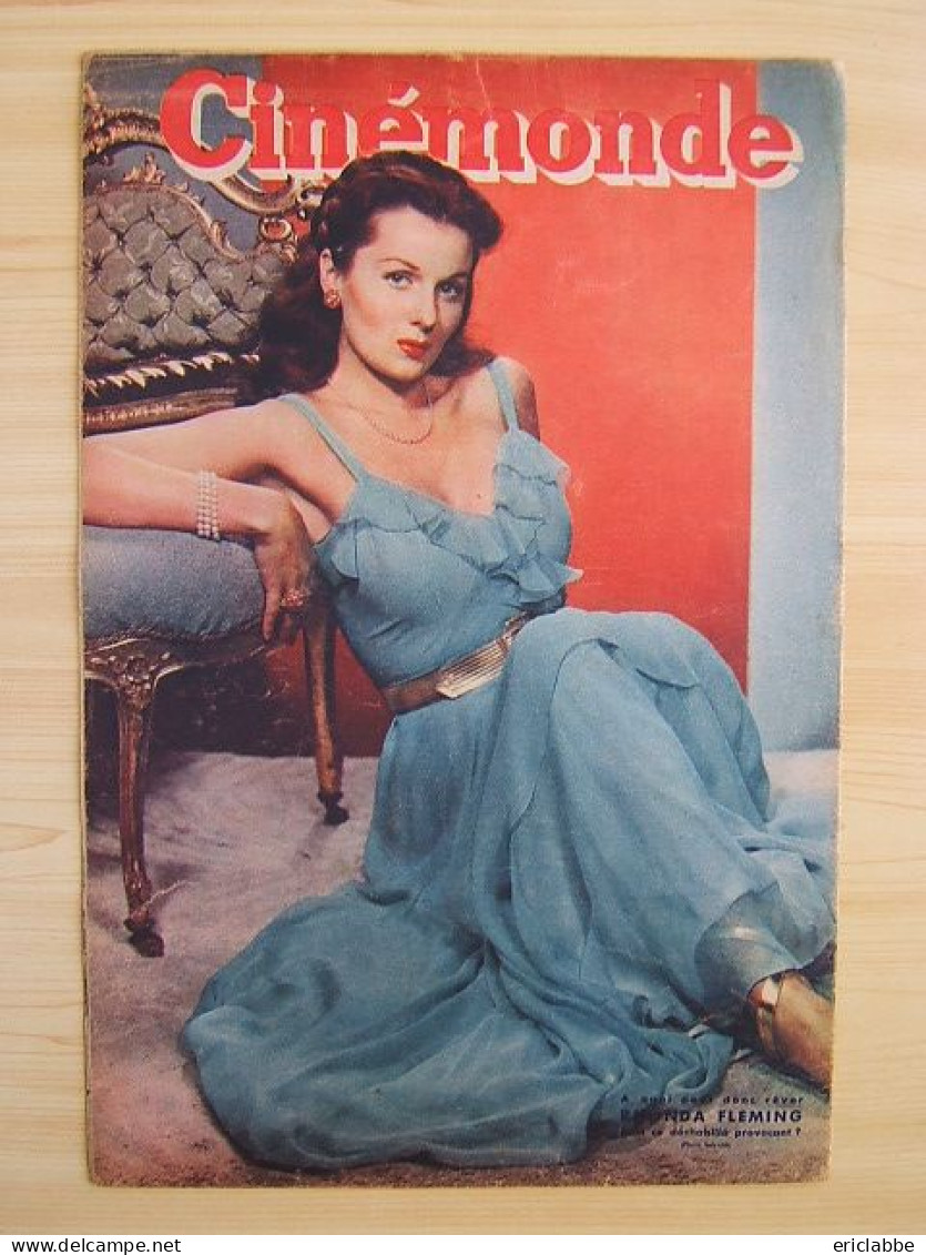 Cinémonde 1947 N°657 Annie Ducaux - Rhonda Fleming-Miss Cinémonde Maud Lamy-Tino Rossi - Cine / Televisión