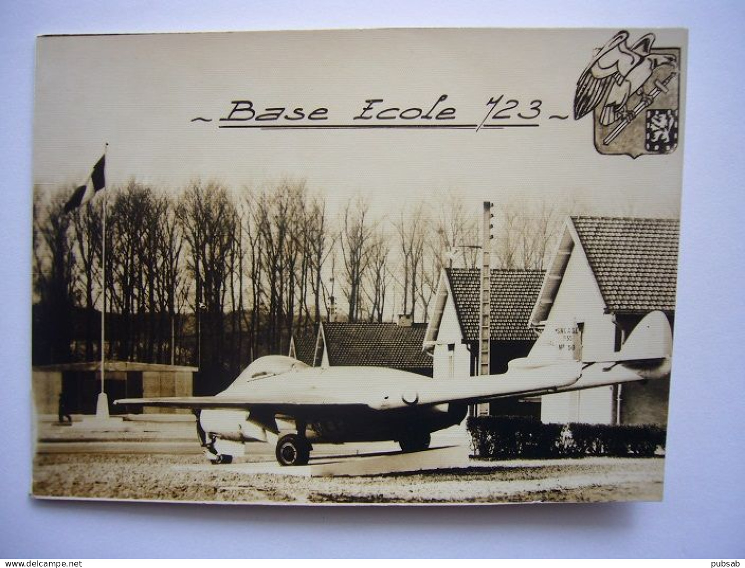 Avion / Airplane / ARMÉE DE L'AIR FRANÇAISE / Vampire / Base Ecole 723 /  9X12cm - 1946-....: Modern Era