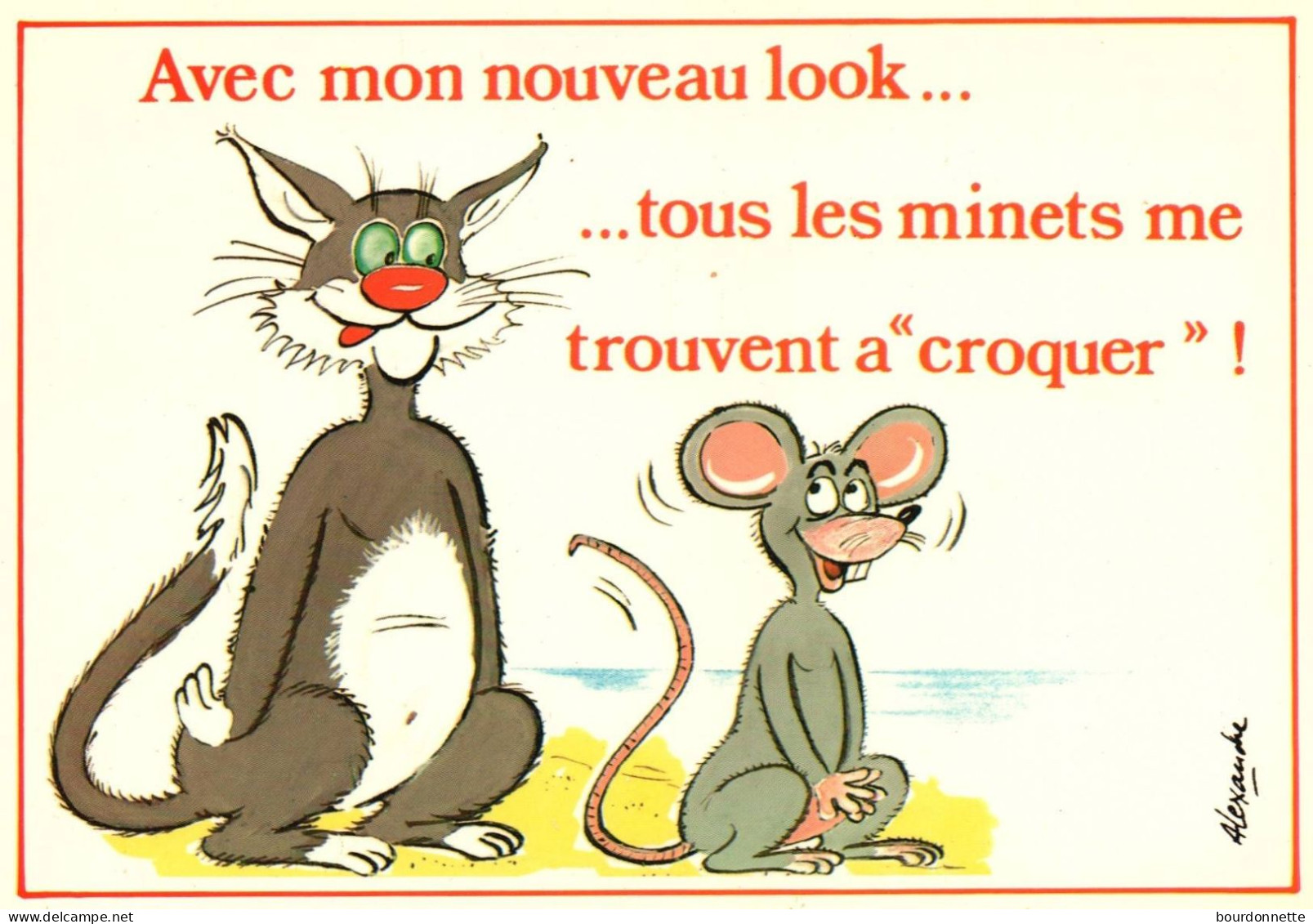 THEME  HUMOUR /  CHAT SOURIS - Humour