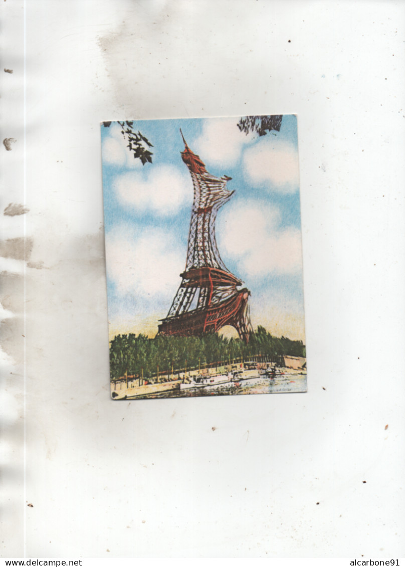 PARIS -La Tour Eiffel - Ramolissement 2 - Illustrateur Pol Bury - Tour Eiffel