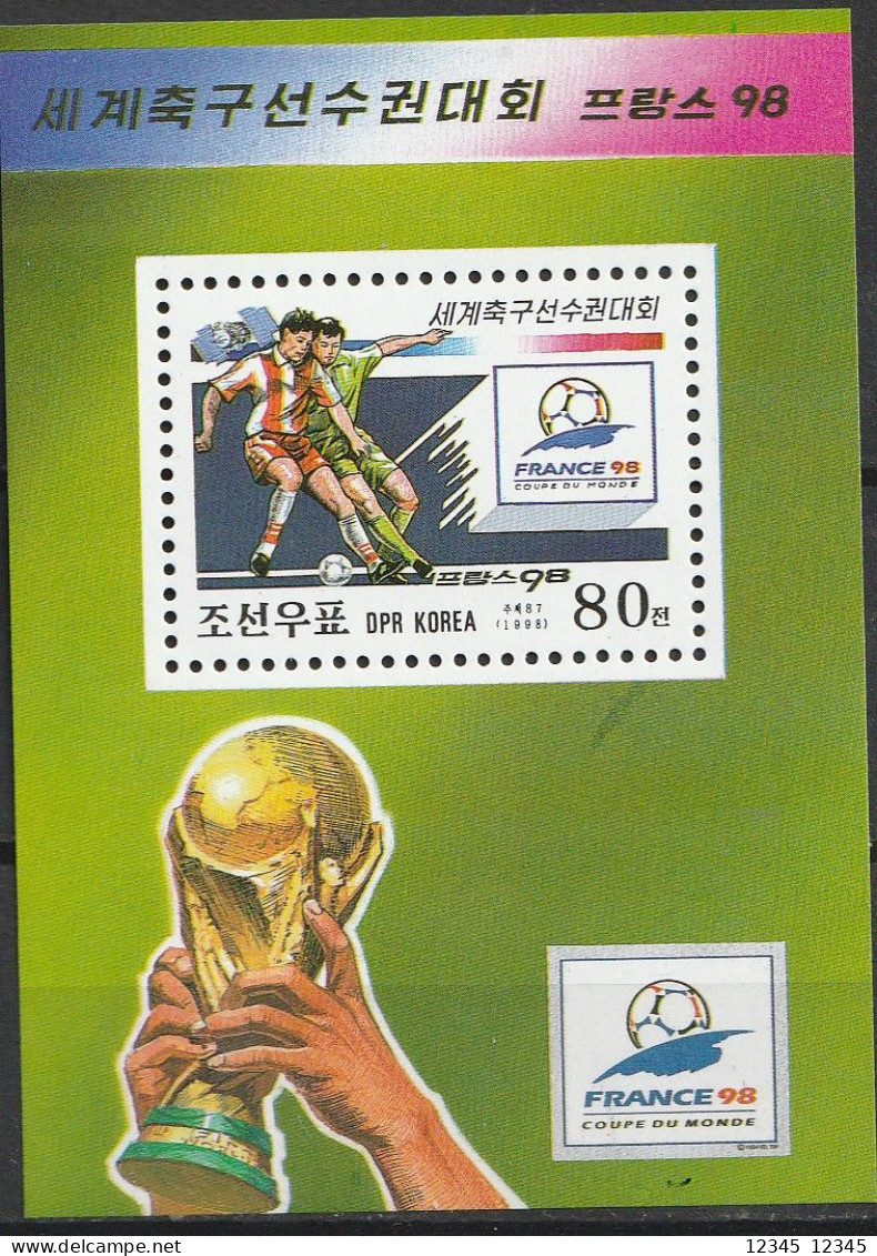 Noord Korea 1998, Postfris MNH, Football - Corée Du Nord