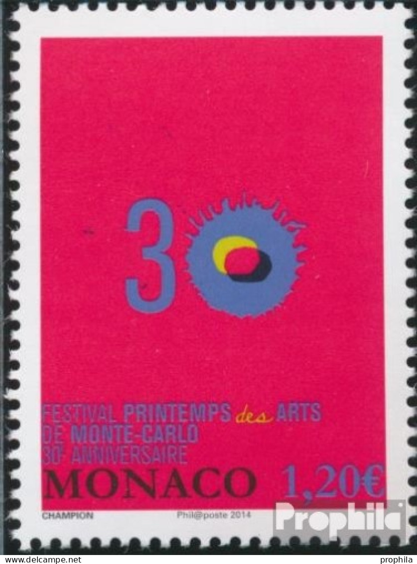 Monaco 3178 (kompl.Ausg.) Postfrisch 2014 Frühling Der Künste - Ongebruikt
