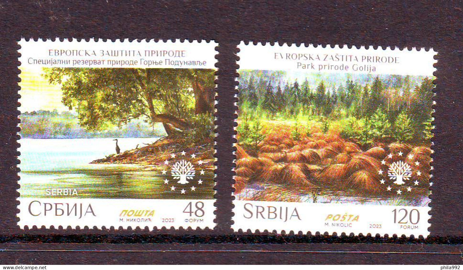 Serbia 2023 Nature Preservation (2) MNH - Serbia