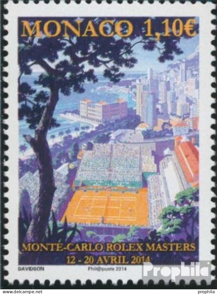 Monaco 3170 (kompl.Ausg.) Postfrisch 2014 Tennisturnier - Neufs