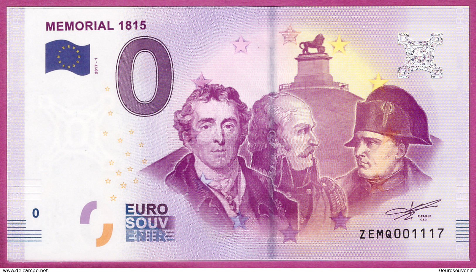 0-Euro ZEMQ 2017-1 MEMORIAL 1815 S-2a - Prove Private