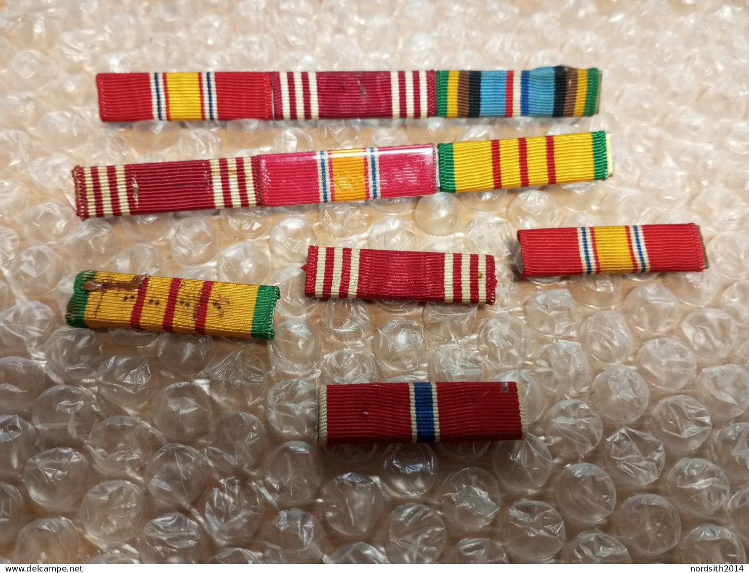 Us Army Guerre Du Vietnam Lot Réduction / Barette Medaille  * Ribbon Bar - Silver Star - Etats-Unis