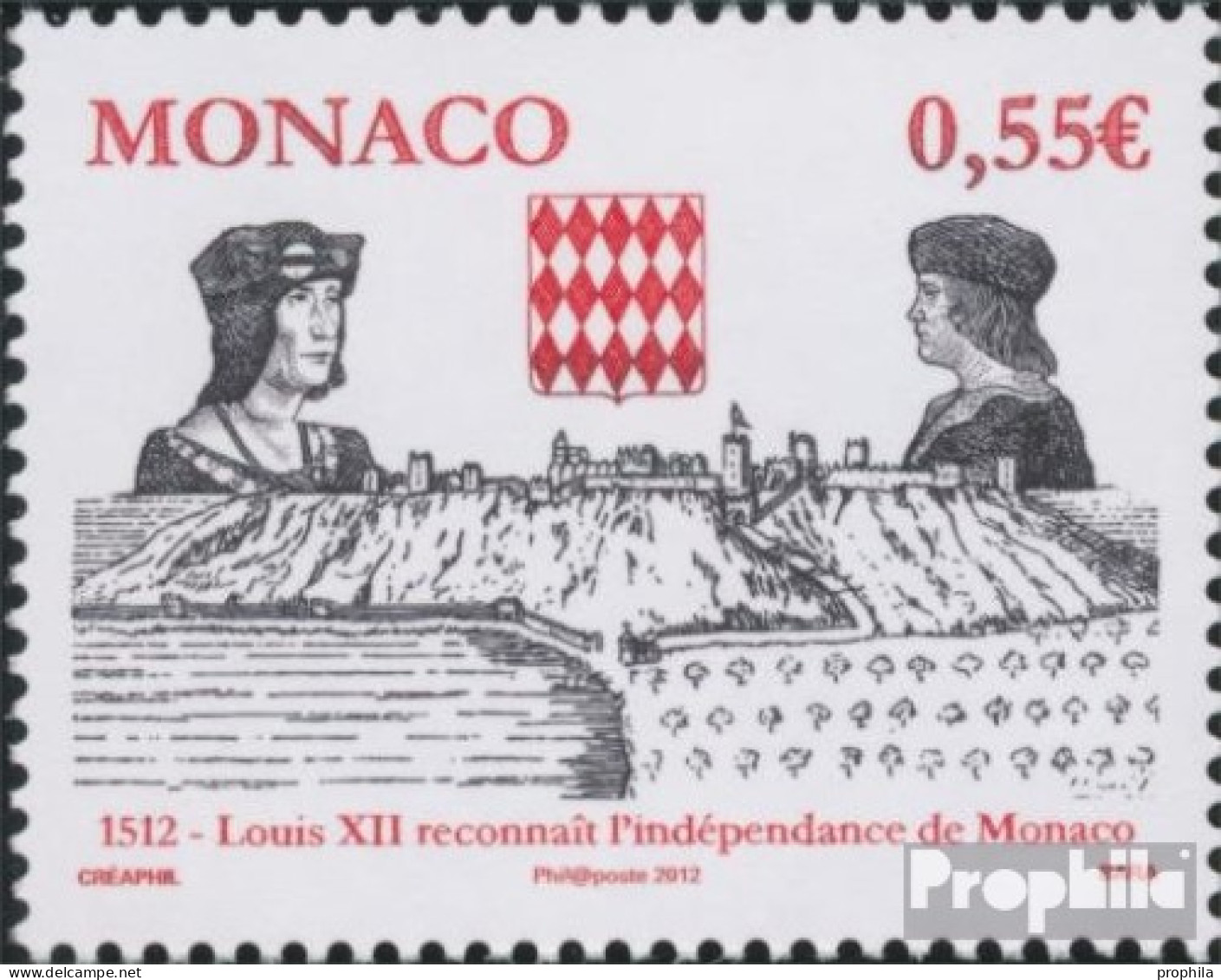 Monaco 3076 (kompl.Ausg.) Postfrisch 2012 König Ludwig XII. - Nuovi