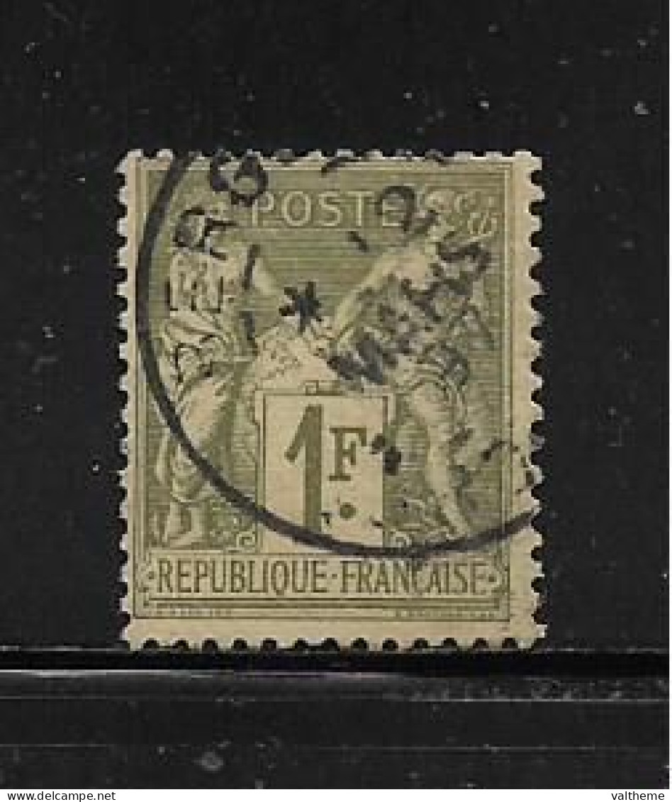 FRANCE  ( FR1 - 192 )   1883  N° YVERT ET TELLIER  N°  82 - 1876-1898 Sage (Type II)