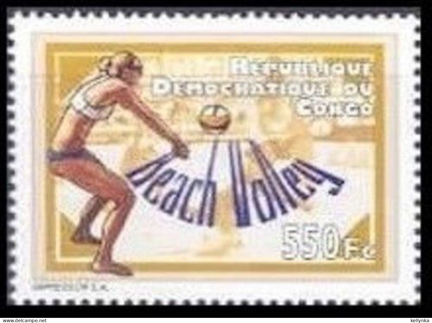 République Démocratique Du Congo - 2716 - Beach Volley - 2012 - MNH - Ungebraucht