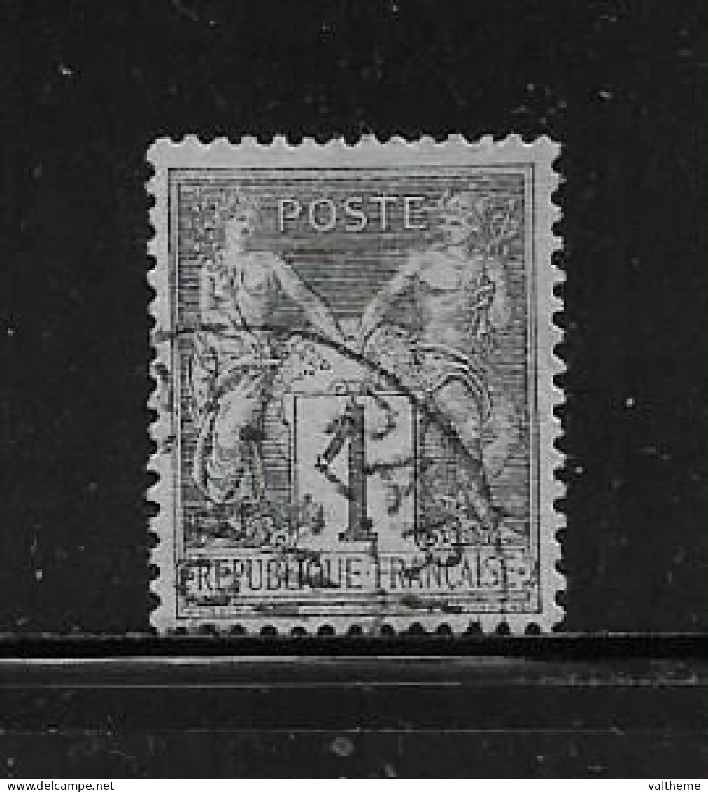 FRANCE  ( FR1 - 196 )   1877  N° YVERT ET TELLIER  N°  83 - 1876-1898 Sage (Type II)