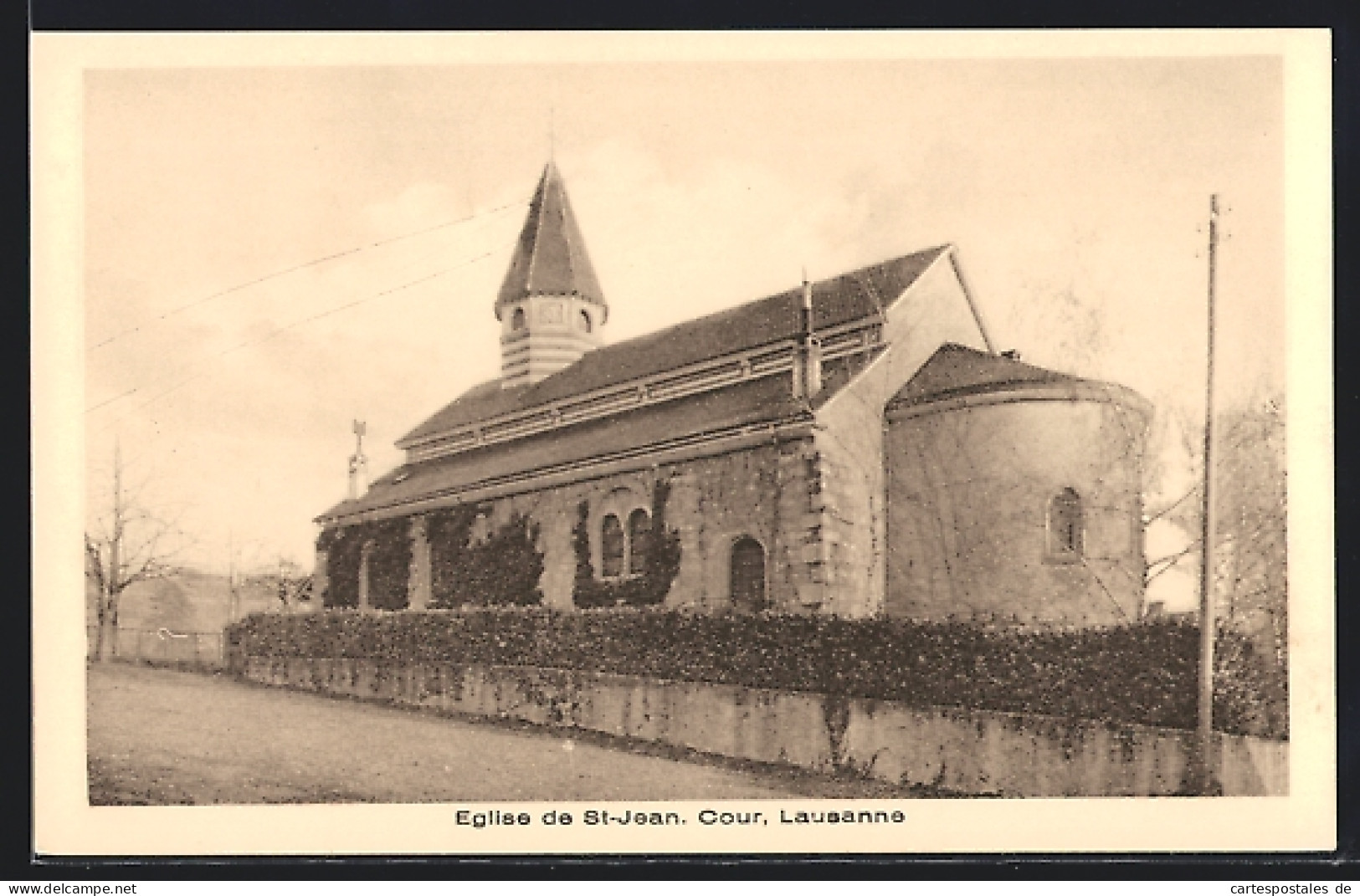 AK Lausanne, Eglise De St-Jean, Cour  - Lausanne