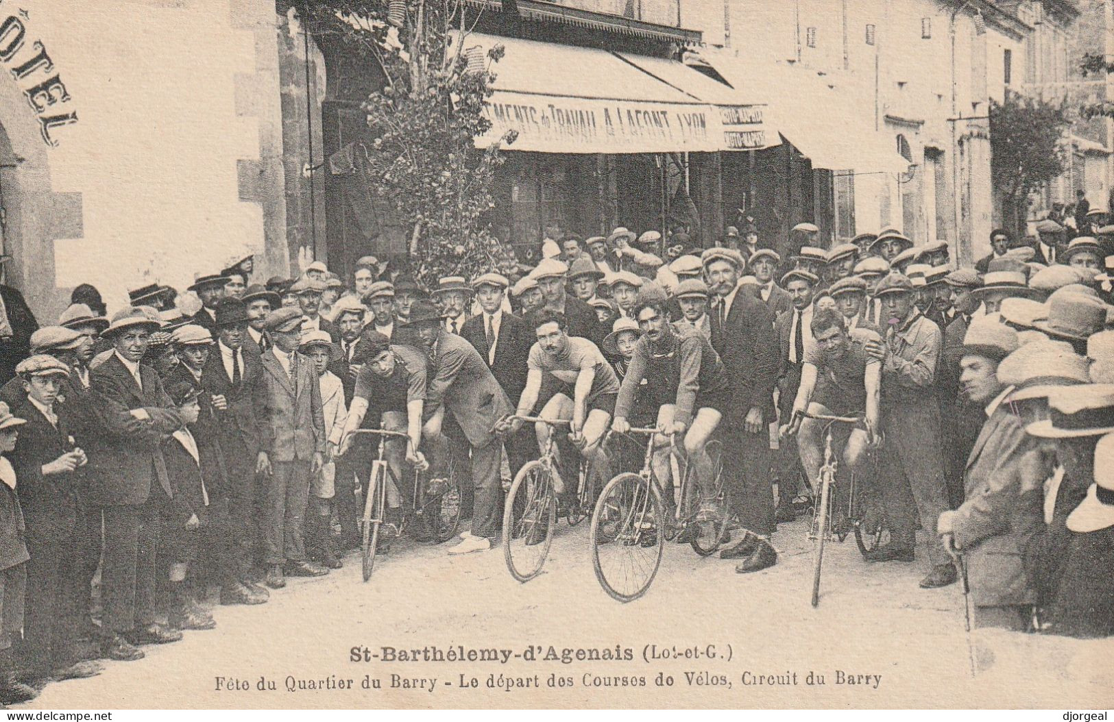 ST BARTHELEMY D'AGENAIS-47- FETE QUARTIER Du BARRY- DEPART Course Vélos - Sonstige & Ohne Zuordnung