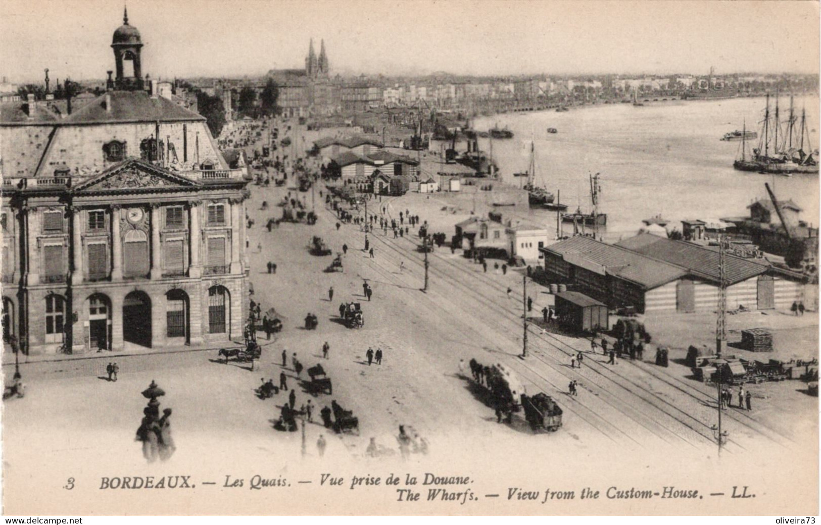 BORDEAUX - Les Quais - Vue Prise De La Douane - Bordeaux