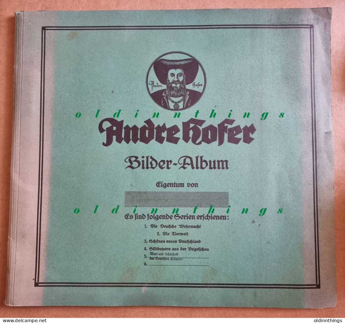 Andre Hofer Die Deutsche Wehrmacht Sammel-Bilderalbum Propaganda 2.WK Komplett Mit 50 Bildern Extrem Selten - Albumes & Catálogos