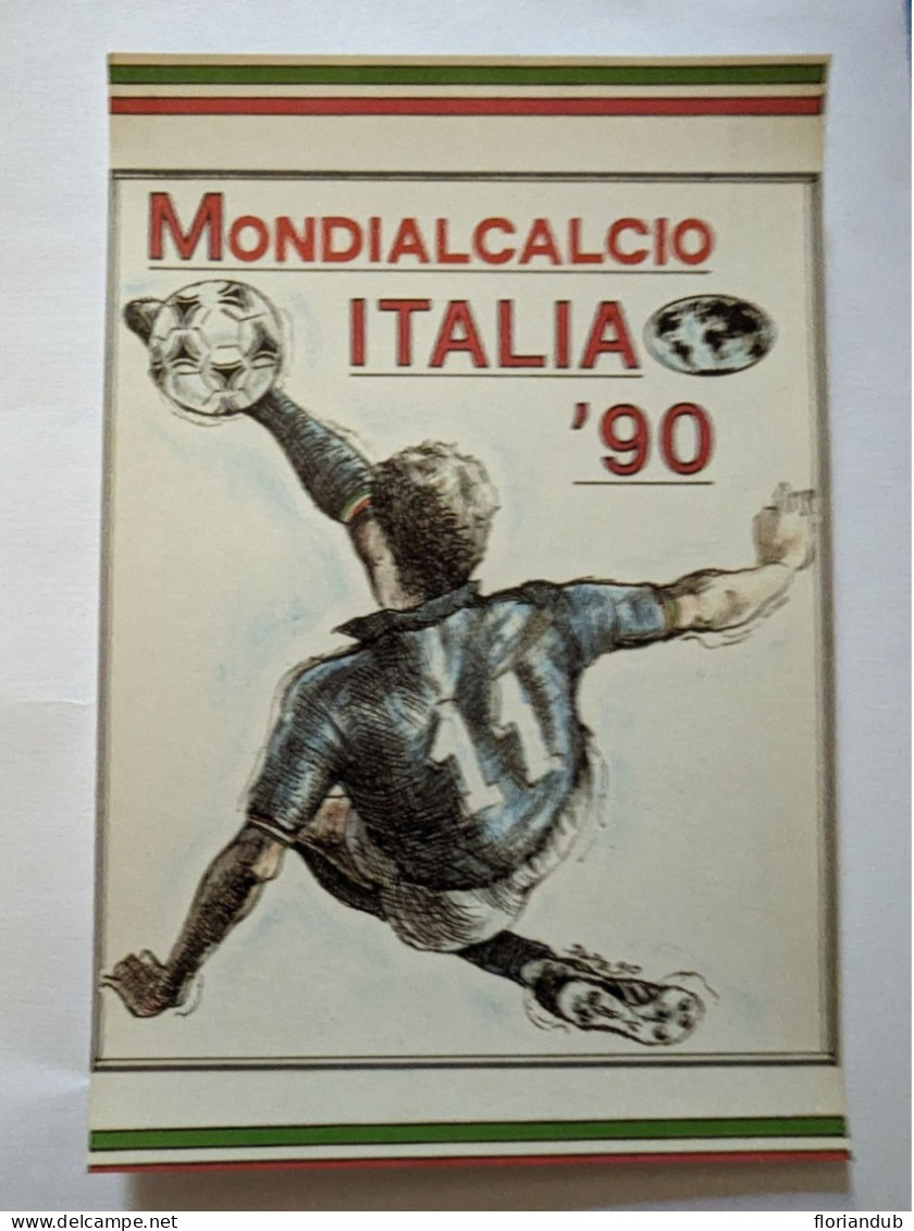 CP Autocollante -  Coupe Du Monde Football Mondialcalcio Italia 90 Autoadesiva - Calcio