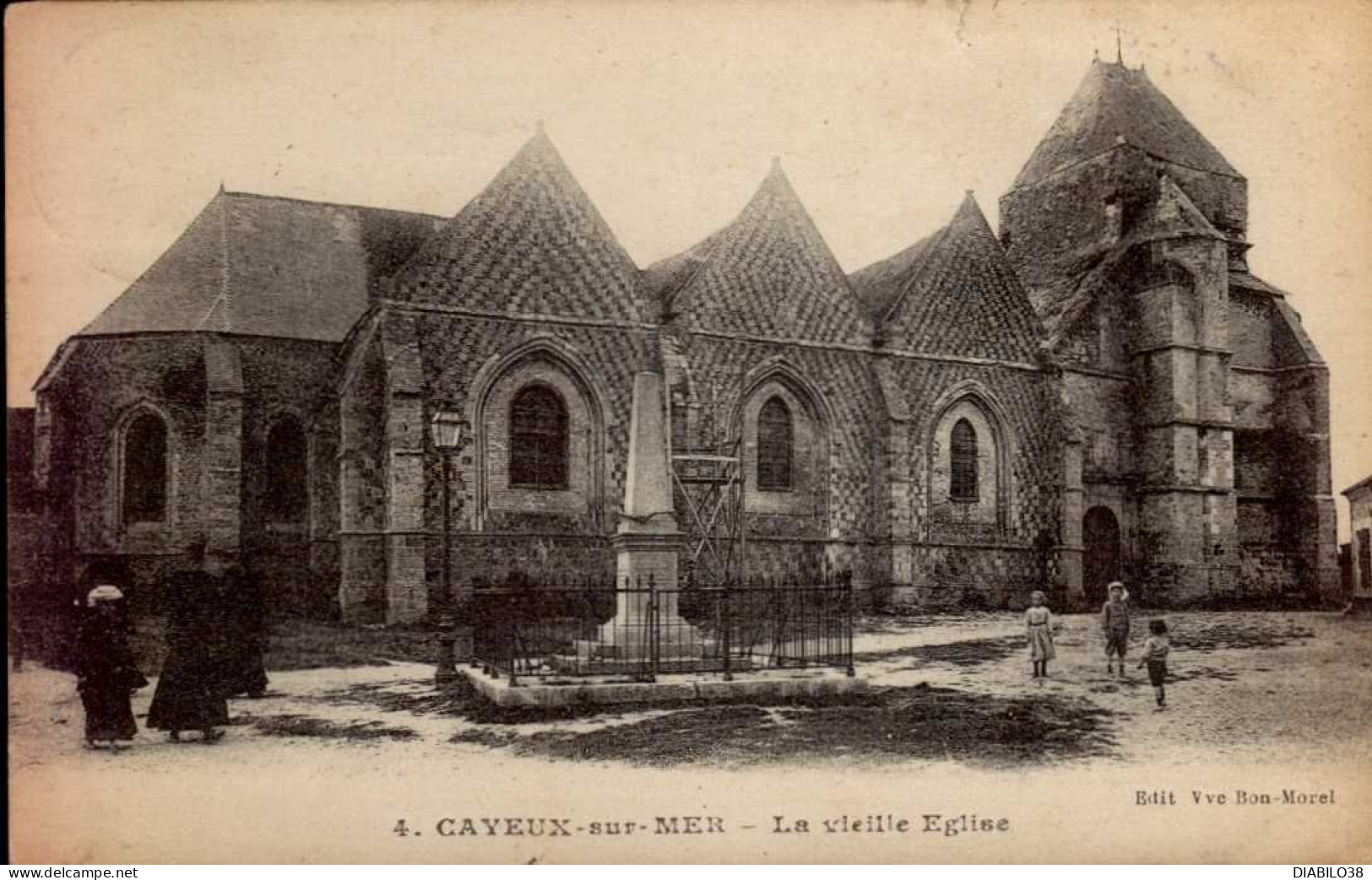 CAYEUX-SUR-MER    ( SOMME )    LA VIEILLE EGLISE - Cayeux Sur Mer