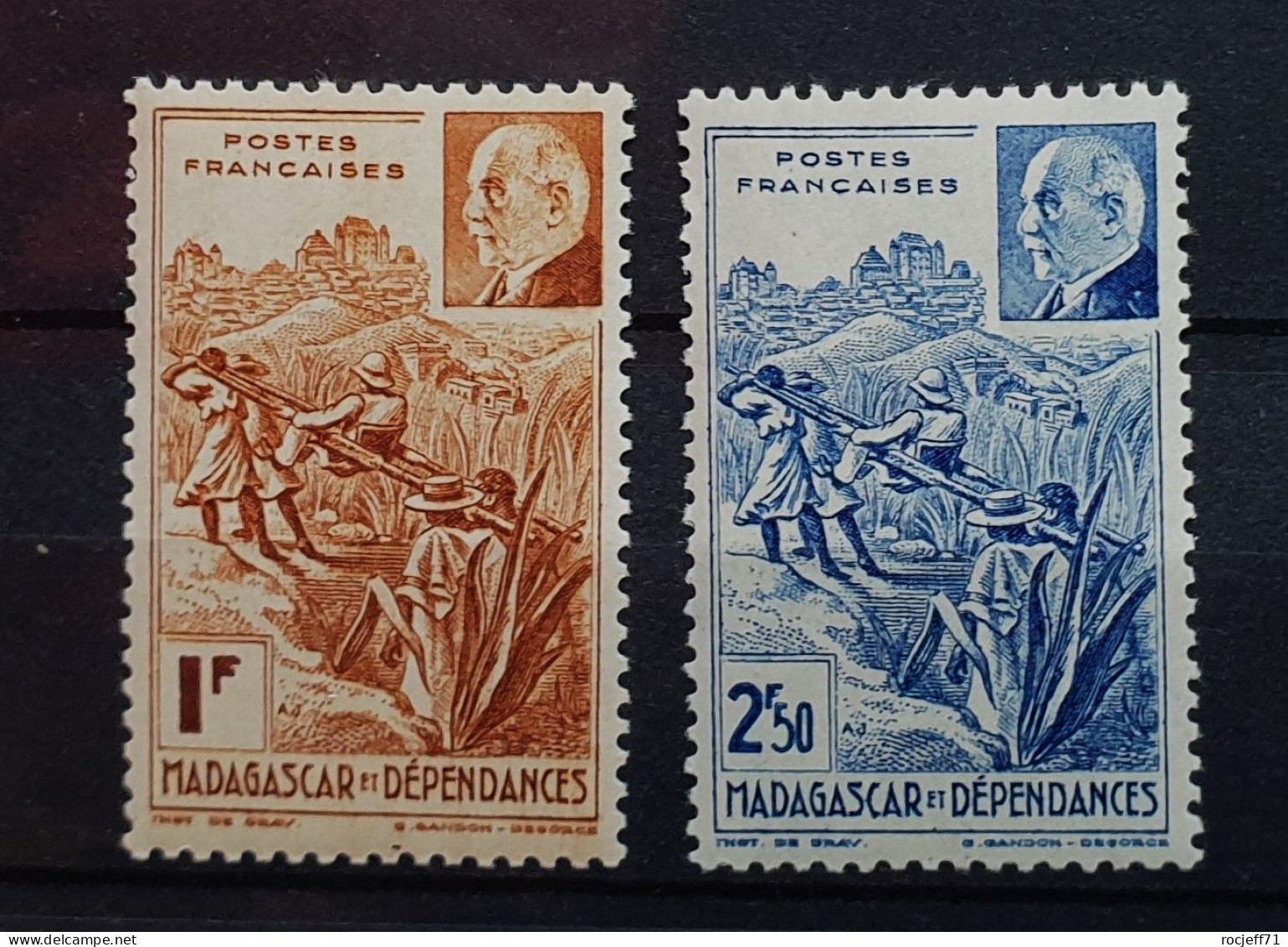 04 - 24 -  Madagascar N° 229 - 230 **  - MNH - - Nuovi