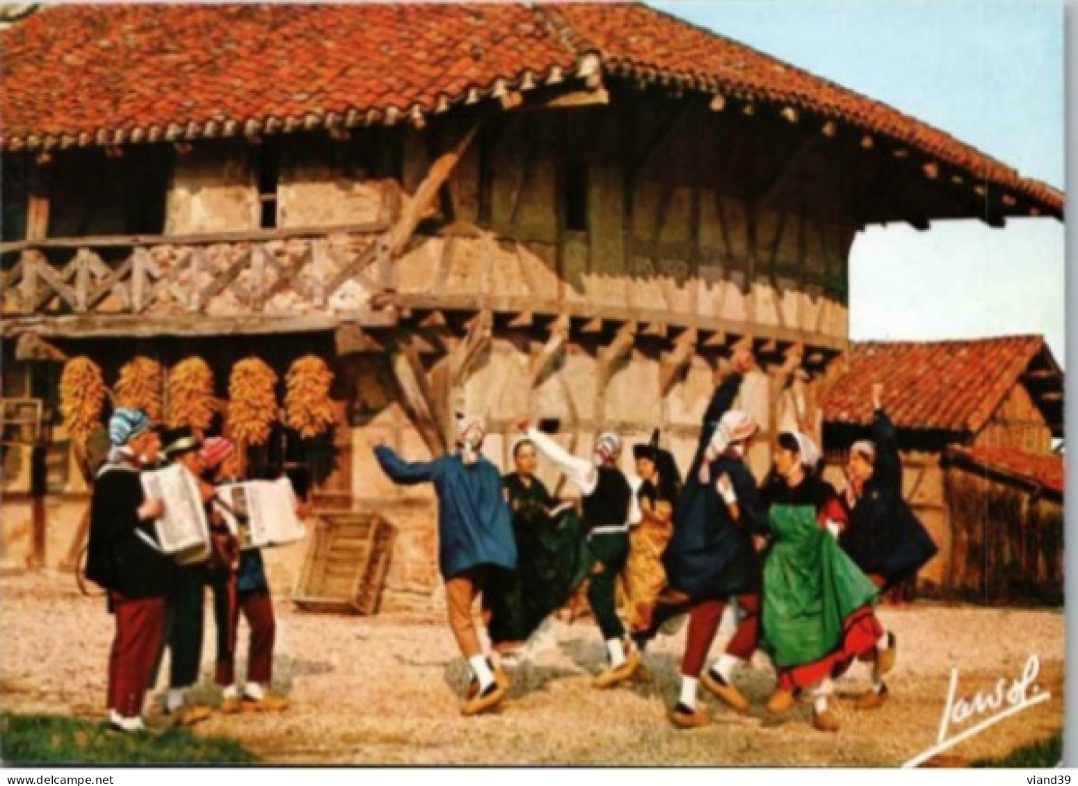 BRESSE. -  Danse "le Rigodon" Devant Une Ferme Bressane. -, Groupe Bressan Centre Hospitalier Bourg En Bresse (Ain) - Musik