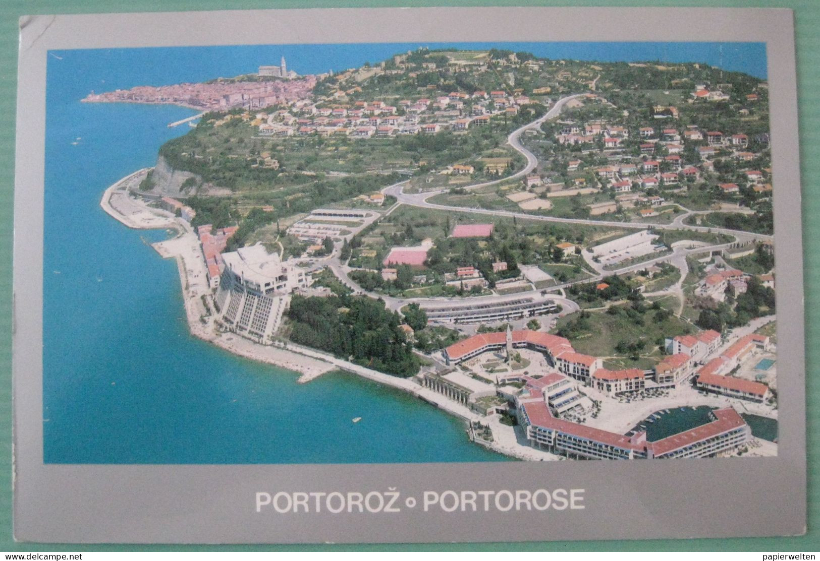 Piran Portorož / Pirano Portorose - Flugaufnahme Hotel Bernardin - Slowenien