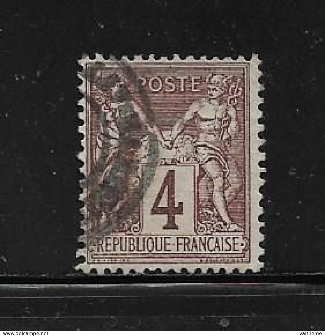 FRANCE  ( FR1 - 200 )   1877  N° YVERT ET TELLIER  N°  88 - 1876-1898 Sage (Tipo II)