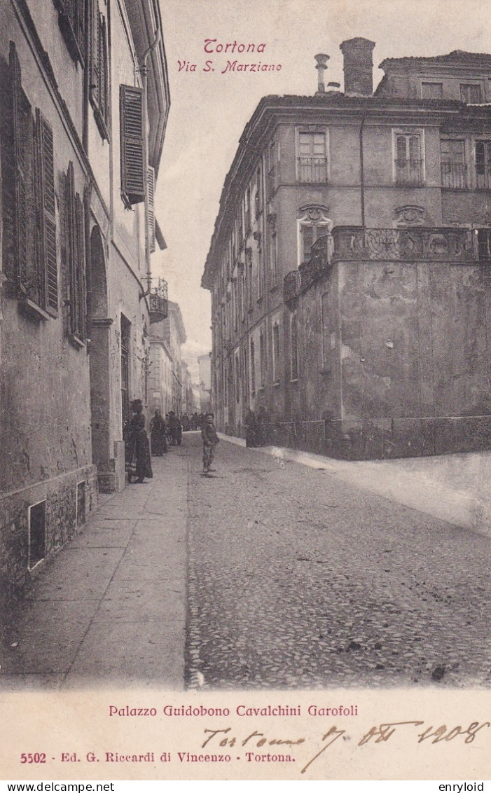 Tortona Via S. Marziano - Palazzo Guidobono Cavalchini Garofoli 1908 - Sonstige & Ohne Zuordnung