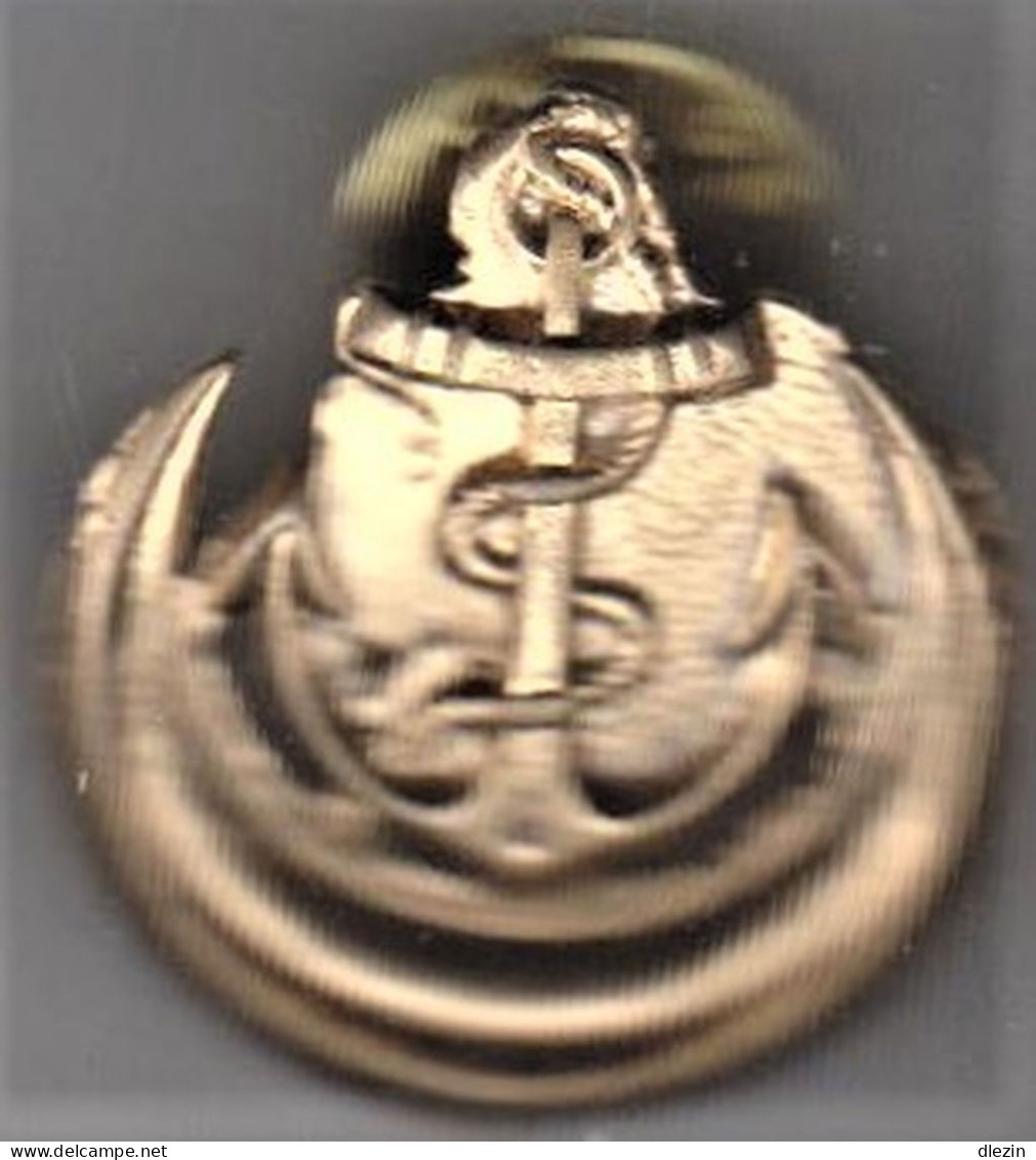 Marine Nationale En Algérie. époque Française. Insigne De Coiffure. SM.pin's. - Armée De Terre