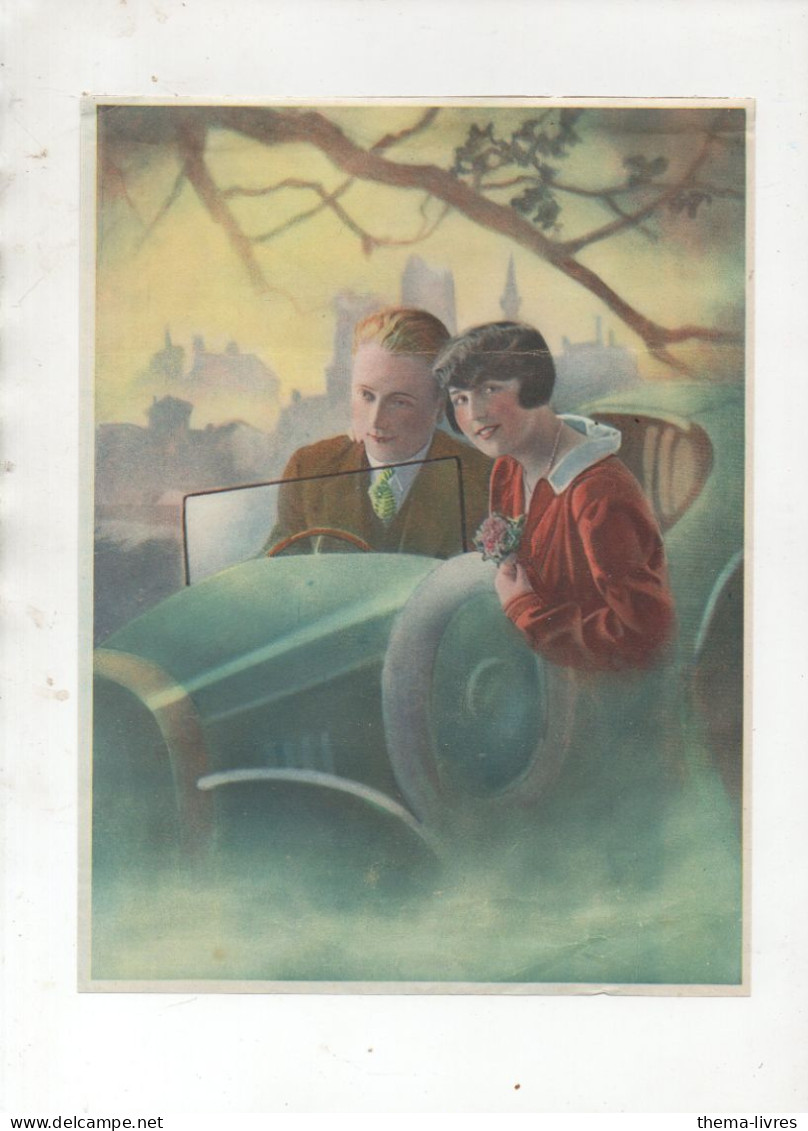 Heliogravure Années     (19)30     ;  Amouireux En Automobile   (M6500) - Other & Unclassified