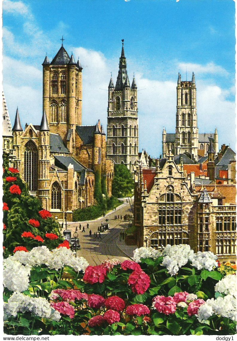 ST. BAAFS CATHEDRAL, GENT, BELGIUM. UNUSED POSTCARD Mm3 - Churches & Convents