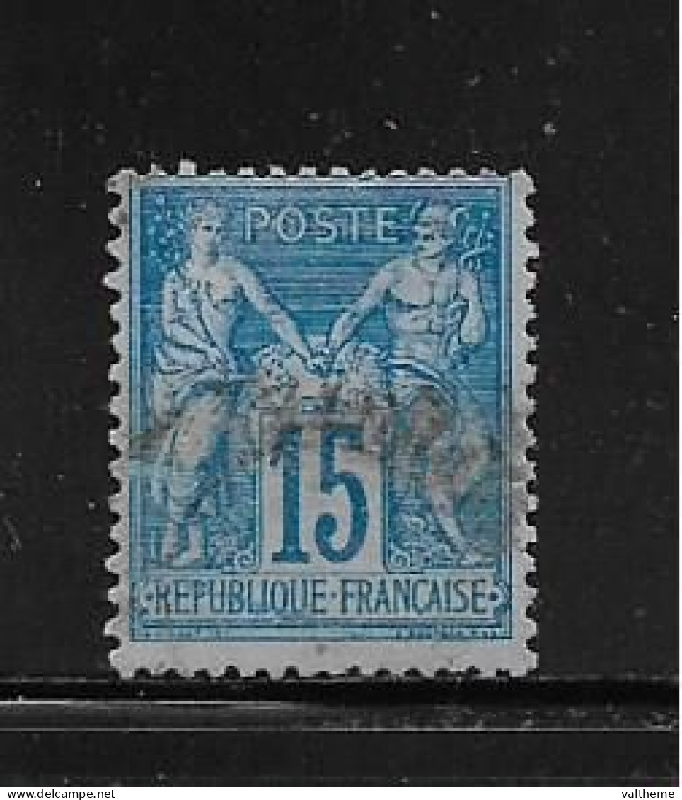 FRANCE  ( FR1 - 205 )   1878  N° YVERT ET TELLIER  N°  90 - 1876-1898 Sage (Tipo II)