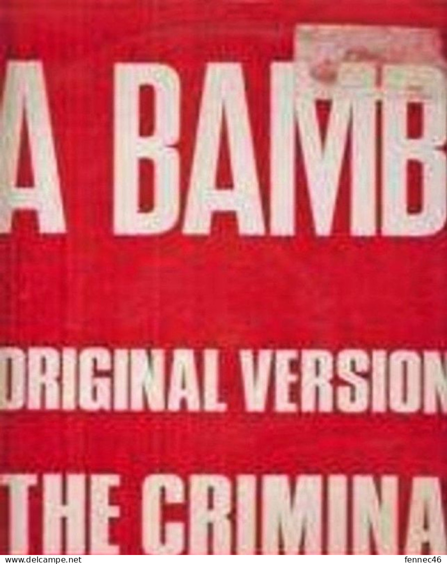 * Vinyle - 33T - The Criminals - La BAMBA- Original Version - Musiche Del Mondo