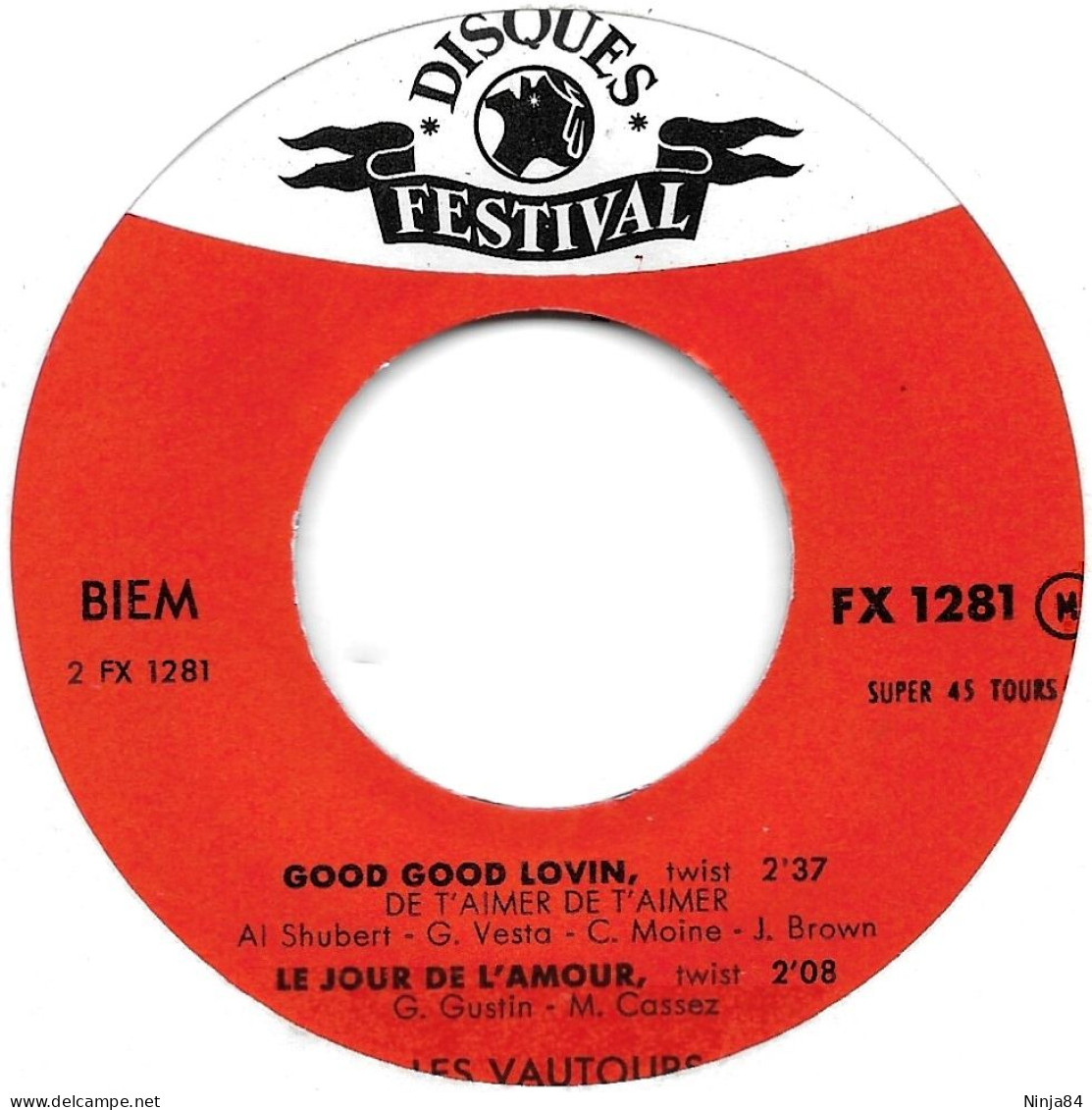 EP 45 RPM (7") Les Vautours / James Brown " Le Jour De L’amour  " - Other - French Music