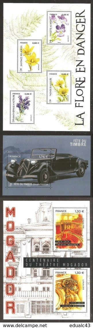FRANCE- Année Complète 2019 -NEUF LUXE ** 84 TIMBRES (48 timbres et 12 blocs )