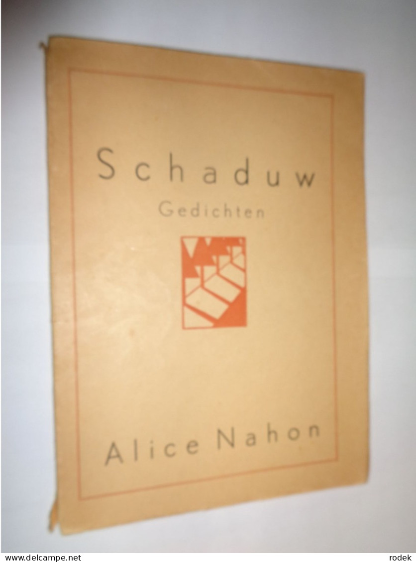 Alice Nahon : Schaduw Gedichten - Poesia