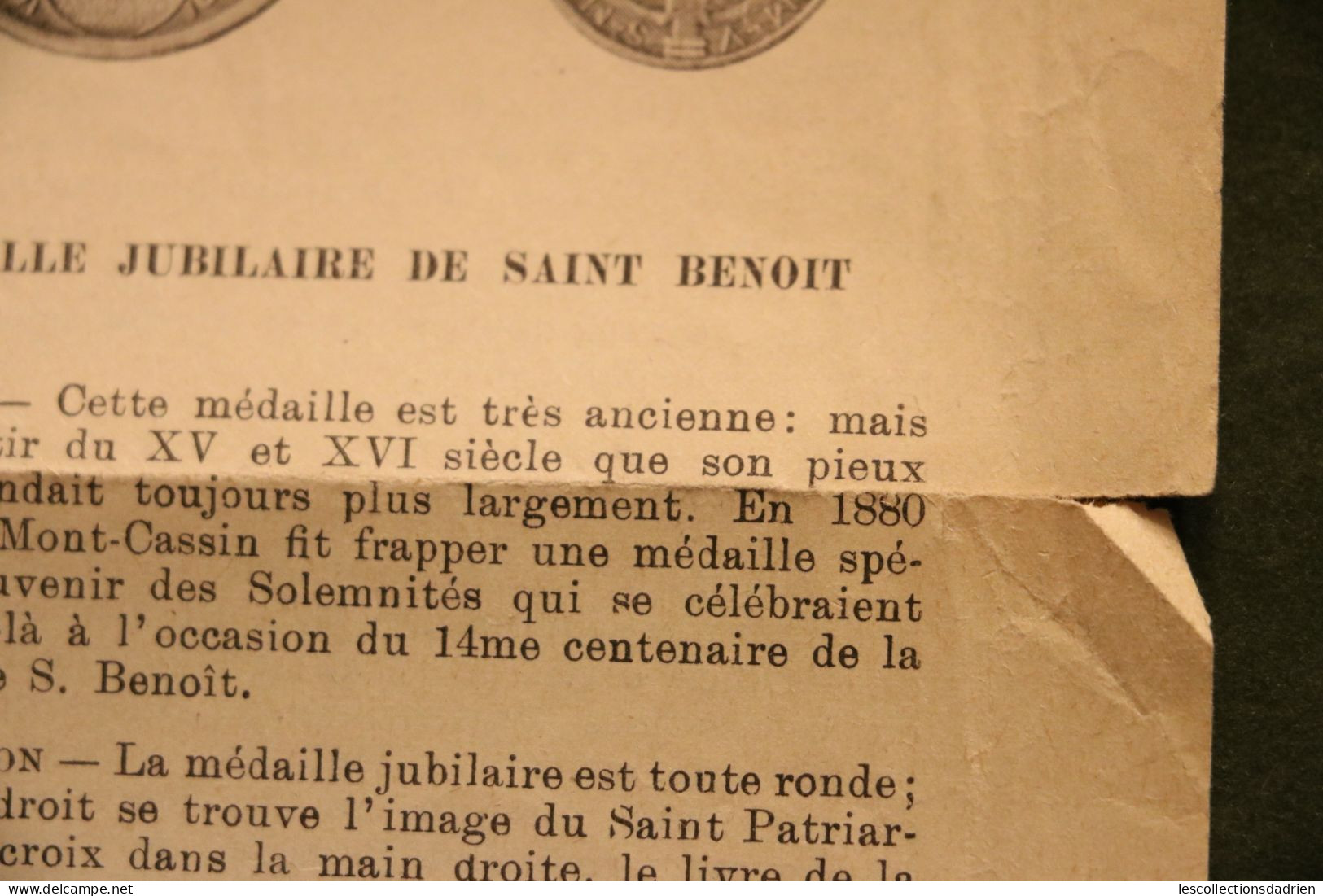 Livret Explicatif Médaille De Saint Benoît - Andachtsbilder