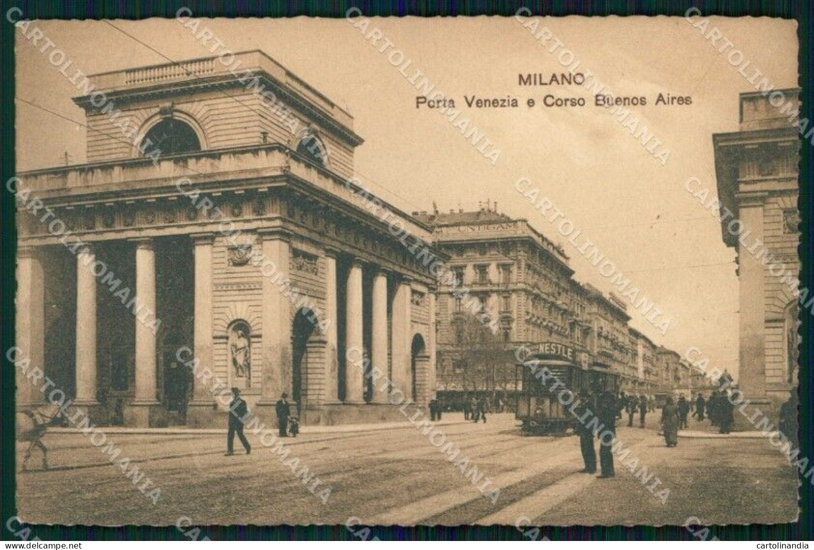 Milano Città Corso Buenos Ayres Tram Porta Venezia Cartolina RT5312 - Milano (Milan)