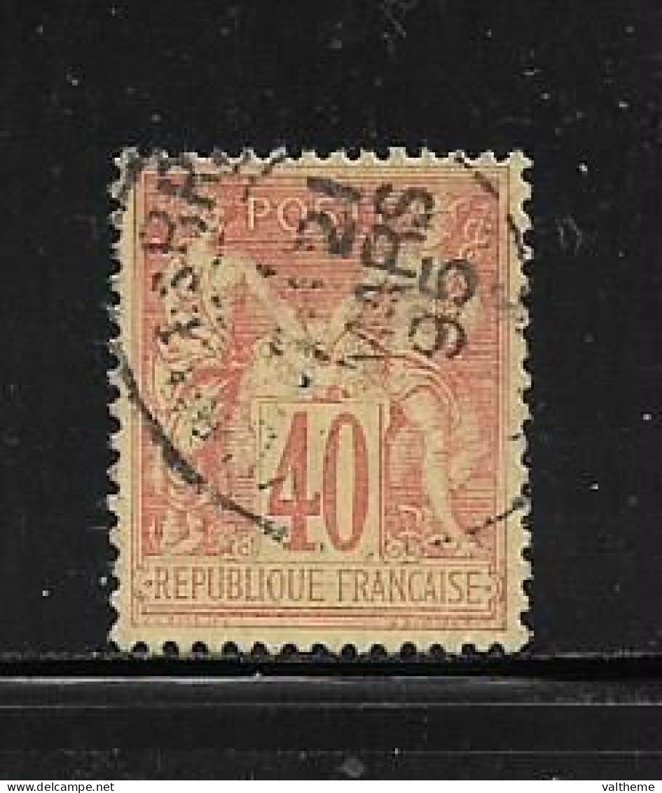 FRANCE  ( FR1 - 213 )   1891  N° YVERT ET TELLIER  N°  94 - 1876-1898 Sage (Type II)