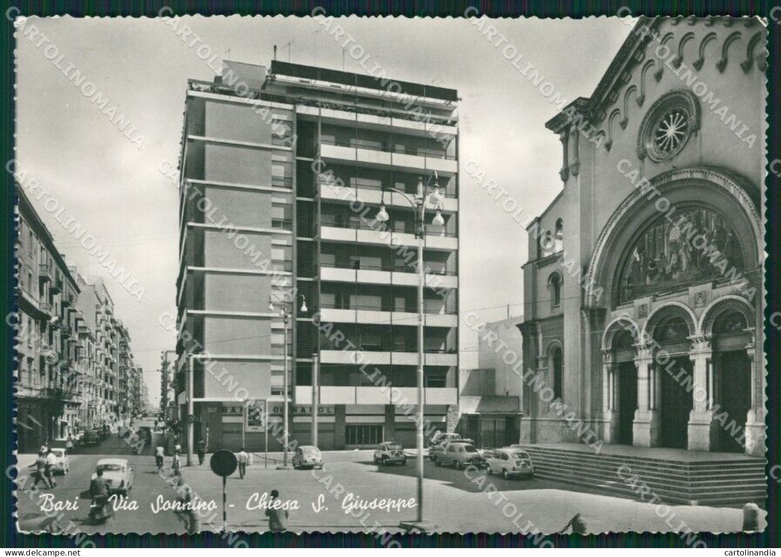 Bari Città Chiesa San Giuseppe Foto FG Cartolina ZK0210 - Bari