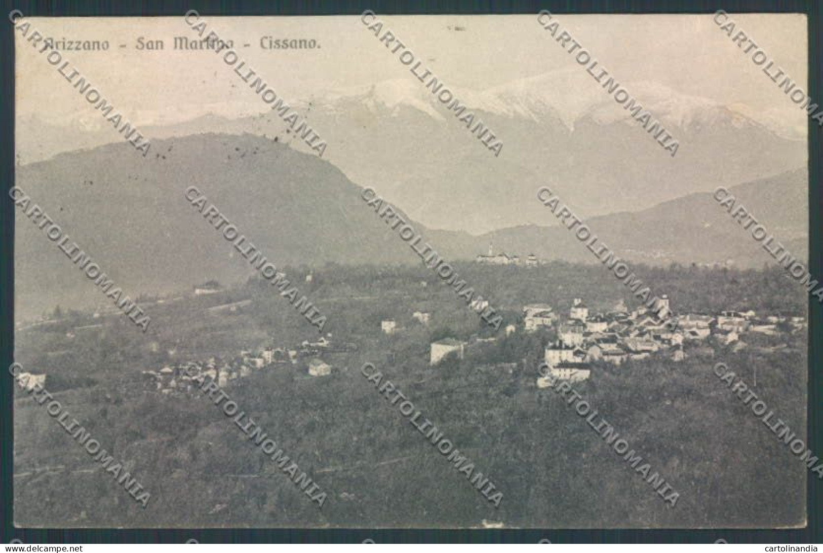 Verbania Arizzano San Martino Cissano STRAPPINO Cartolina ZQ8798 - Verbania