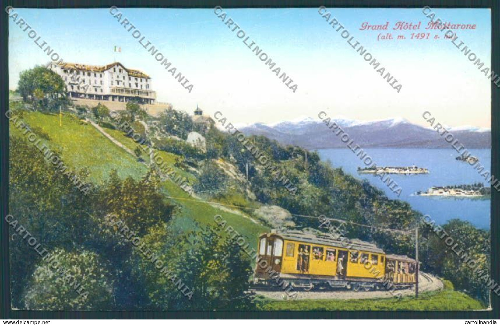 Verbania Stresa Mottarone Treno ABRASA Cartolina ZQ5245 - Verbania