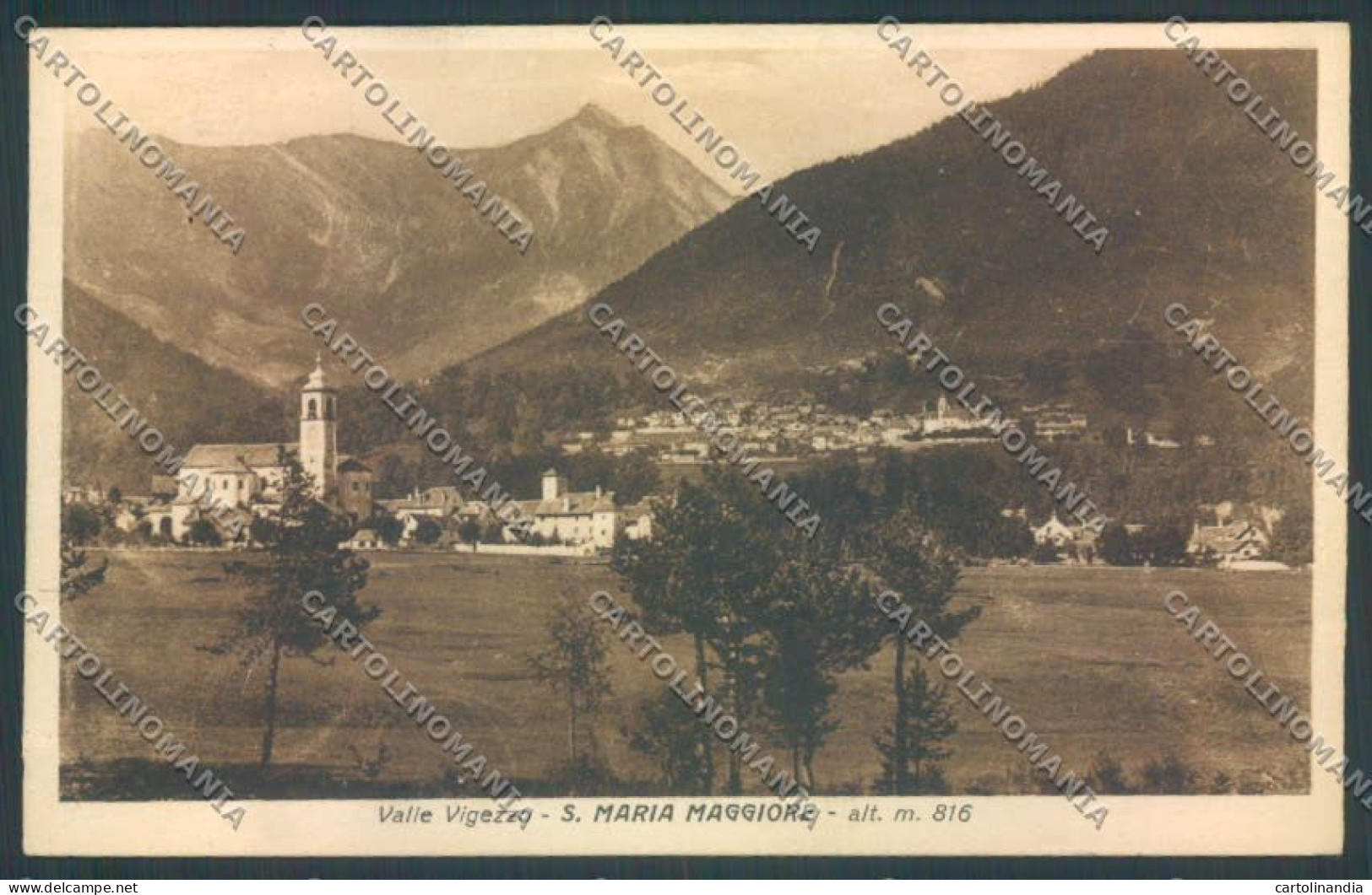 Verbania Santa Maria Maggiore Cartolina ZQ8586 - Verbania