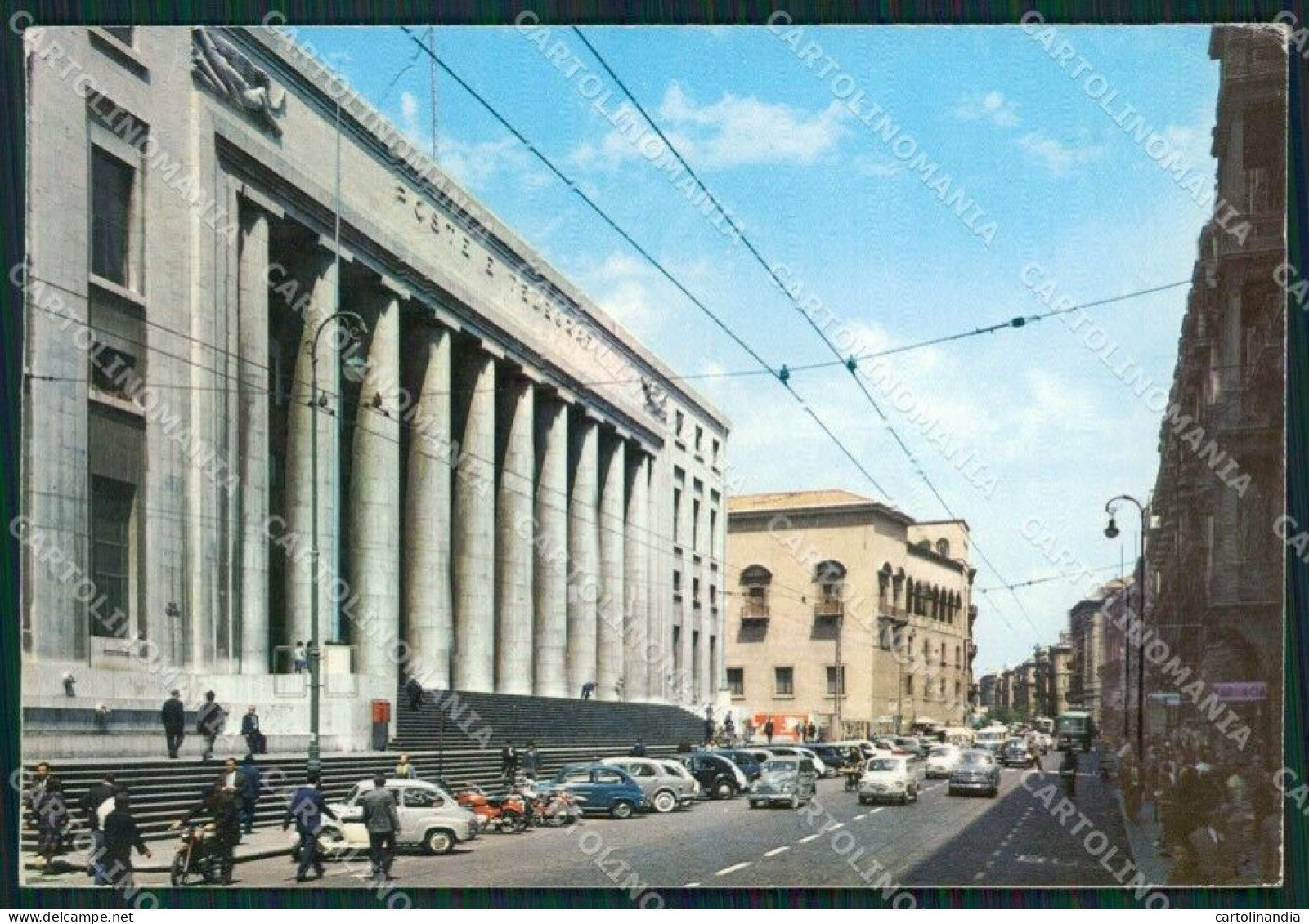 Palermo Città Poste Auto Foto FG Cartolina ZKM7613 - Palermo