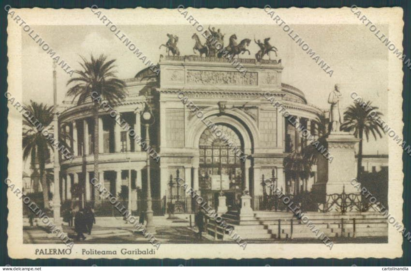 Palermo Città Politeama Cartolina ZT7903 - Palermo